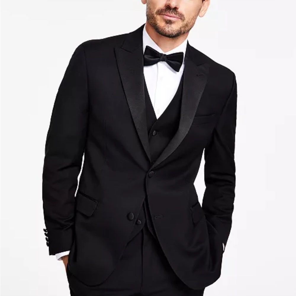 Alfani slim fit tuxedo jacket, worn once
